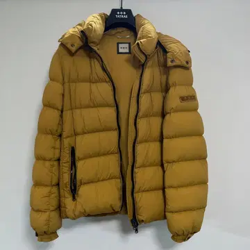 TATRAS 후드 부착 다운 자켓 머스타드