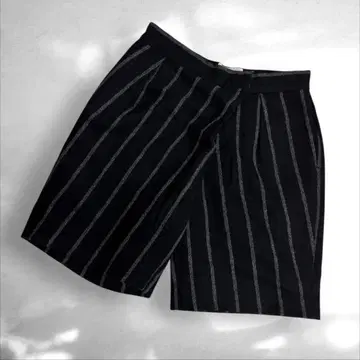 미라 오웬 양모 울 블렌드 숏팬츠 스트라이프 고급 소재 M ( C2