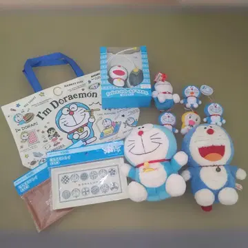 도라에몽 봉제 인형 세트E