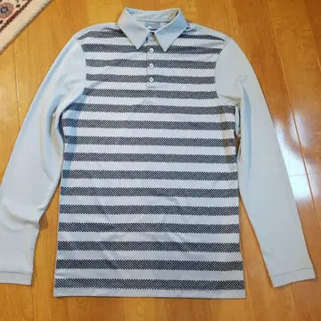 J.LINDBERG 스트라이프 피케 셔츠 남성용 사이즈 SX