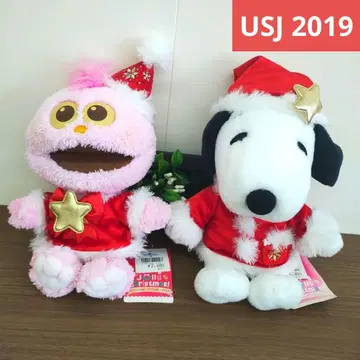 유니버셜 스누피 마스코트 2019년 크리스마스 겨울 USJ 모피