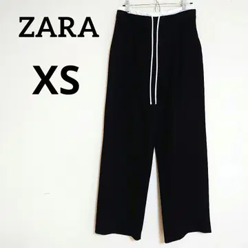 ZARA 더블 허리 팬츠 블랙