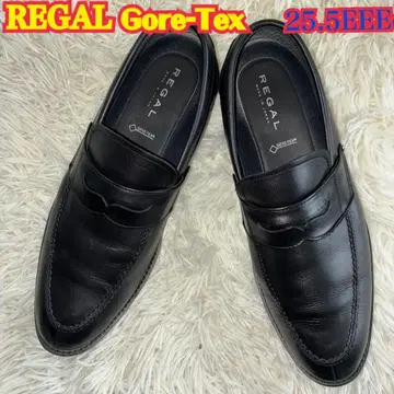 REGAL Gore-Tex 블랙 로퍼 25.5EEE