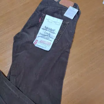 Levi's Standard Jeans 브라운 Used Look