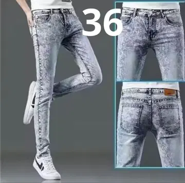 36인치(92cm) 남성용 데님 청바지