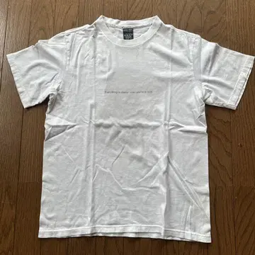 넘버나인 화이트 T셔츠 Everything is clearer