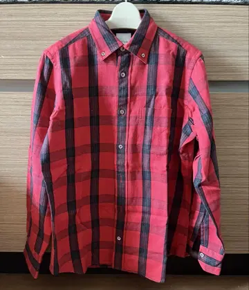 Paul Smith 레드/블랙 체크 긴팔 셔츠