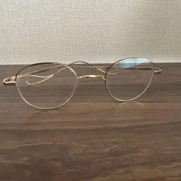 Buddy Optical 골드 오벌 안경