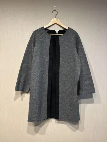 TALC  울 코트 그레이 블랙