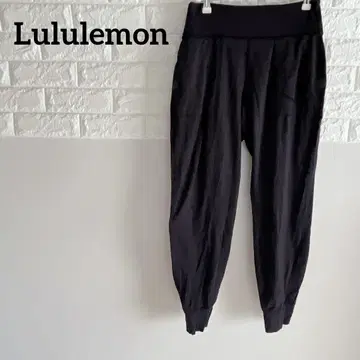 [ Lululemon ] M 블랙 조거 팬츠