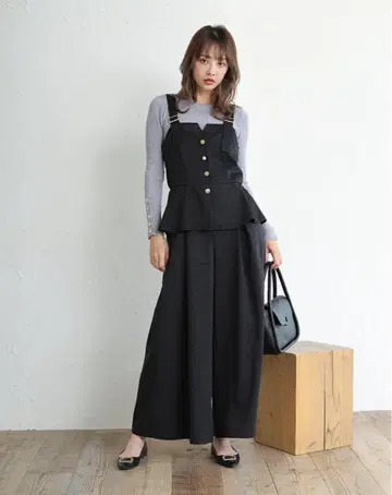 fifth 페플럼 뷔스티에풍 올인원