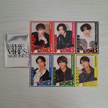 SixTONES THE VIBES 혜택 트레이딩 카드 포토 카드 세트