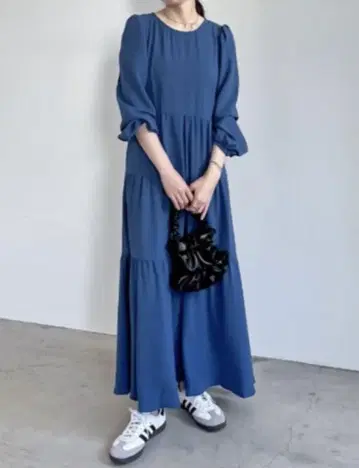 Re:EDIT 폴라 티어드 맥시 원피스