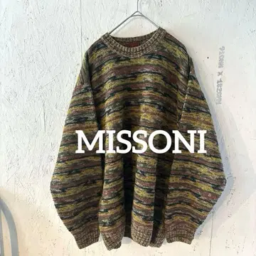 EXAMPLE MISSONI 미쏘니 멀티 컬러 스트라이프 스웨터
