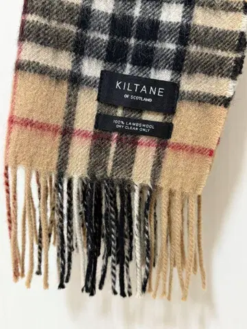KILTANE 머플러 체크 램스울