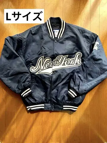 남성용 바시티 자켓 뉴욕 L 사이즈 아우터 야구
