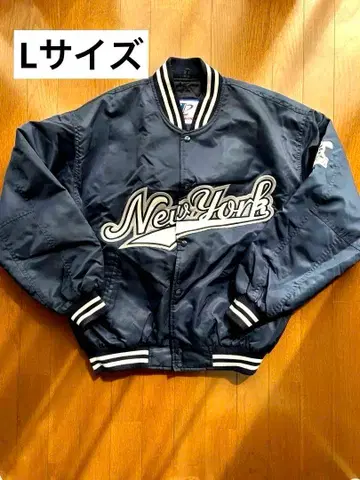 남성용 바시티 자켓 뉴욕 L 사이즈 아우터 야구