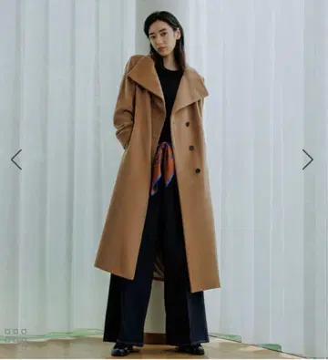 프리미엄 캐시미어 롱 코트 Rope