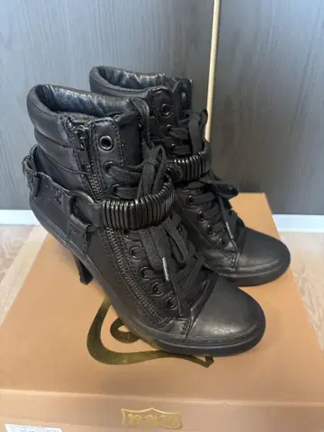 ASH 숏부츠 23cm 블랙