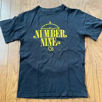 NUMBER NINE 블랙 T셔츠 사이즈 3