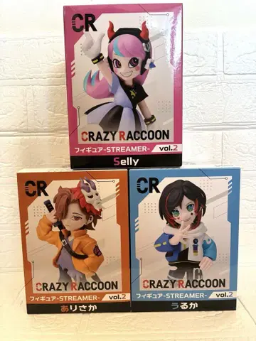 Crazy Raccoon STREAMER 피규어 vol.2 전 3종