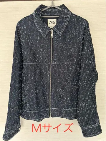 ZARA 텍스처 ZIP 자켓