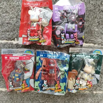 GUNDAM 베어브릭 5개 세트