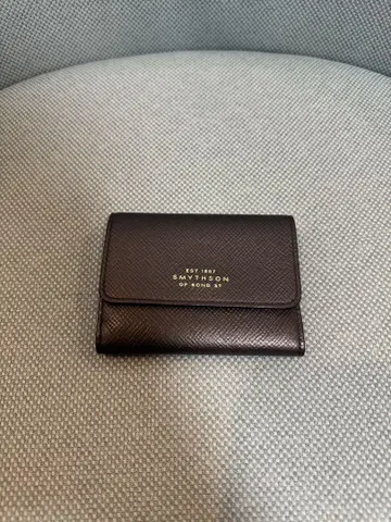 Smythson 3단 폴더형 지갑