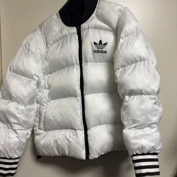 adidasoriginals 리버서블 다운 자켓 화이트 블랙 S