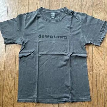 넘버나인 다크 그레이 T셔츠 downtown