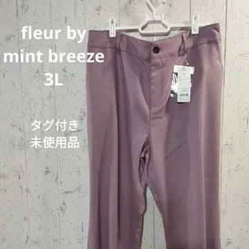 택 포함 [ fleur by mint breeze ] 라벤더 와이드 팬츠