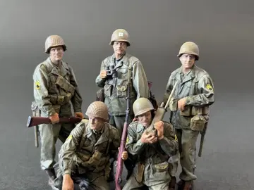미국 육군 병사 피규어 5체 세트 1/35
