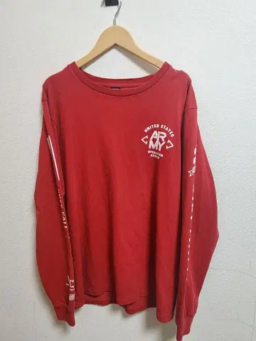AVIREX 아비렉스 U.S. ARMY 긴팔 티셔츠 XL