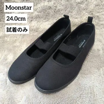 문스타 aranciato 별주 발레 슈즈 24cm 블랙 미사용품