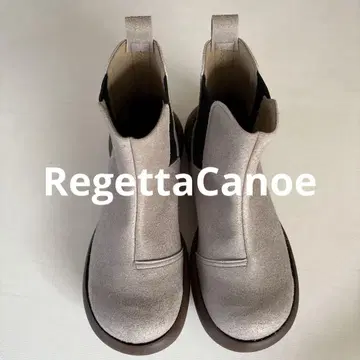 [ RegettaCanoe ] 레게타카누 사이드 고어 부츠 그레이 M