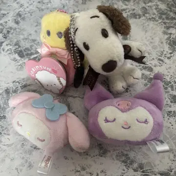 봉제 인형 키링 세트