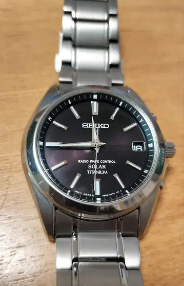 SEIKO 솔라 손목시계 작동품 SBTM217 7B52-0AK0