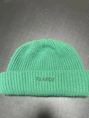 XLARGE 그린 니트 모자 L 사이즈
