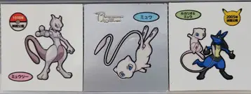 포켓몬 데코 캐릭터 씰 뮤 뮤츠 세트