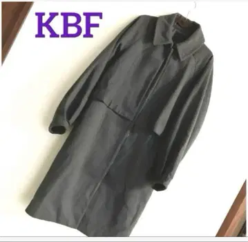 KBF 롱 코트 가을/겨울 여성용 차콜 그레이 그레이