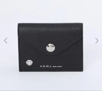 A.D.M.J. 블랙 모차르트 가죽 카드 케이스
