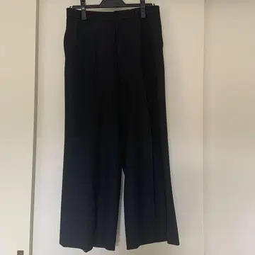 블랙 와이드 팬츠
