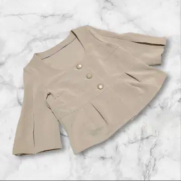 [ SPB ] SPB ( M ) 노카라 자켓 숏 기장 7부 소매 고급