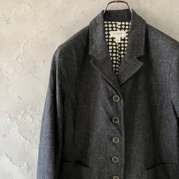 ISAAC MIZRAHI 자켓 풀 버튼 더블 포켓 XL LO6