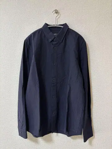 A.P.C. 네이비 긴팔 셔츠 M