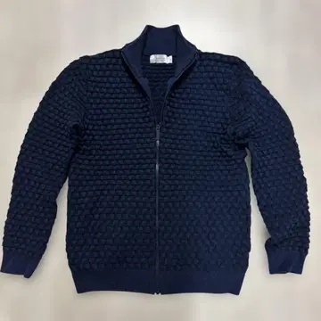 캘빈클라인 남성용 니트 블루종 네이비 M