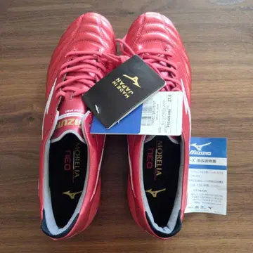 미즈노 모렐리아 네오 IV 재팬 레드 축구화