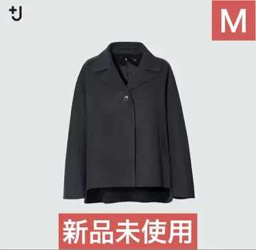 [ 미사용 새상품 ] 유니클로+J 더블 페이스 셔츠 자켓 M