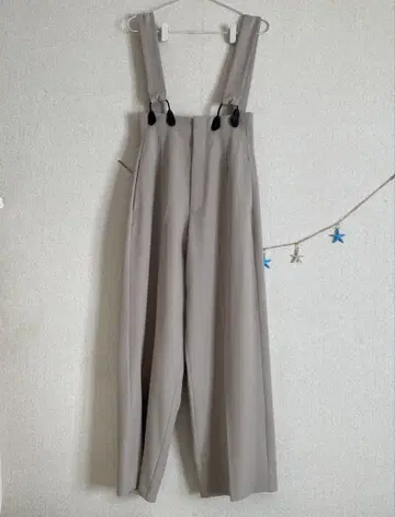 스타일믹서 서스펜더 포함 하이웨스트 팬츠 STYLEMIXER