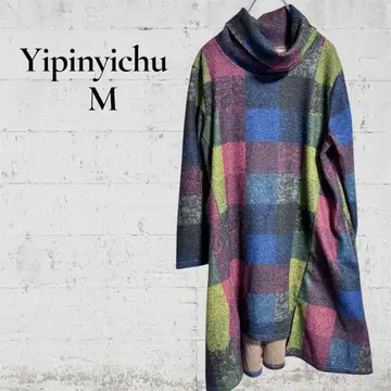 [ Yipinyichu ] [ M ] 원피스 긴팔 도톰 튜닉 하이넥